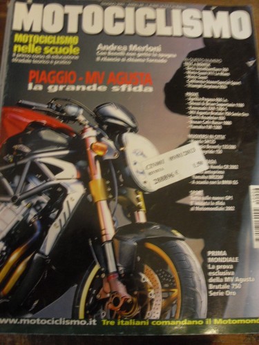 Motociclismo giugno 2001 - motociclismo,