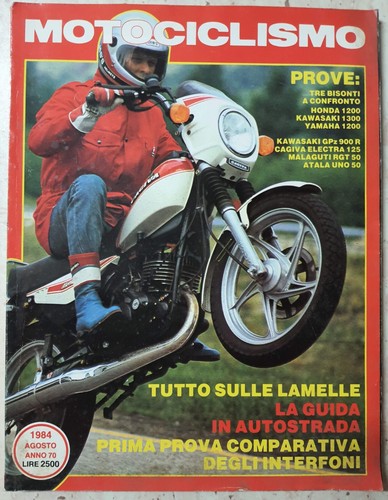 Motociclismo agosto 1984 - -,