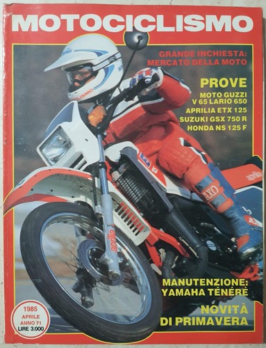 Motociclismo aprile 1985 - motociclismo,